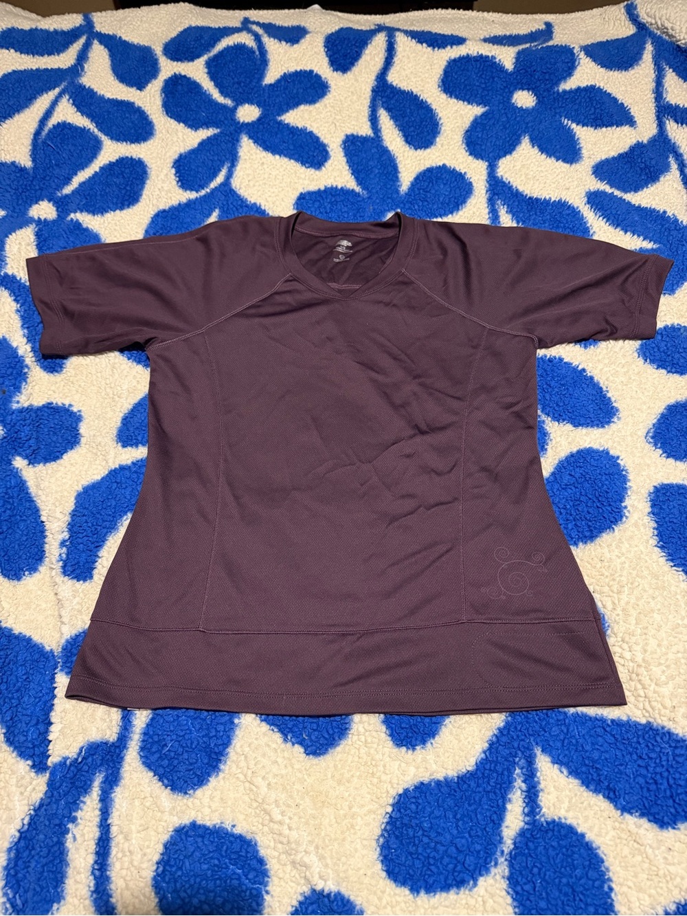 Women’s Short Sleeve Active Top - Deep Plum